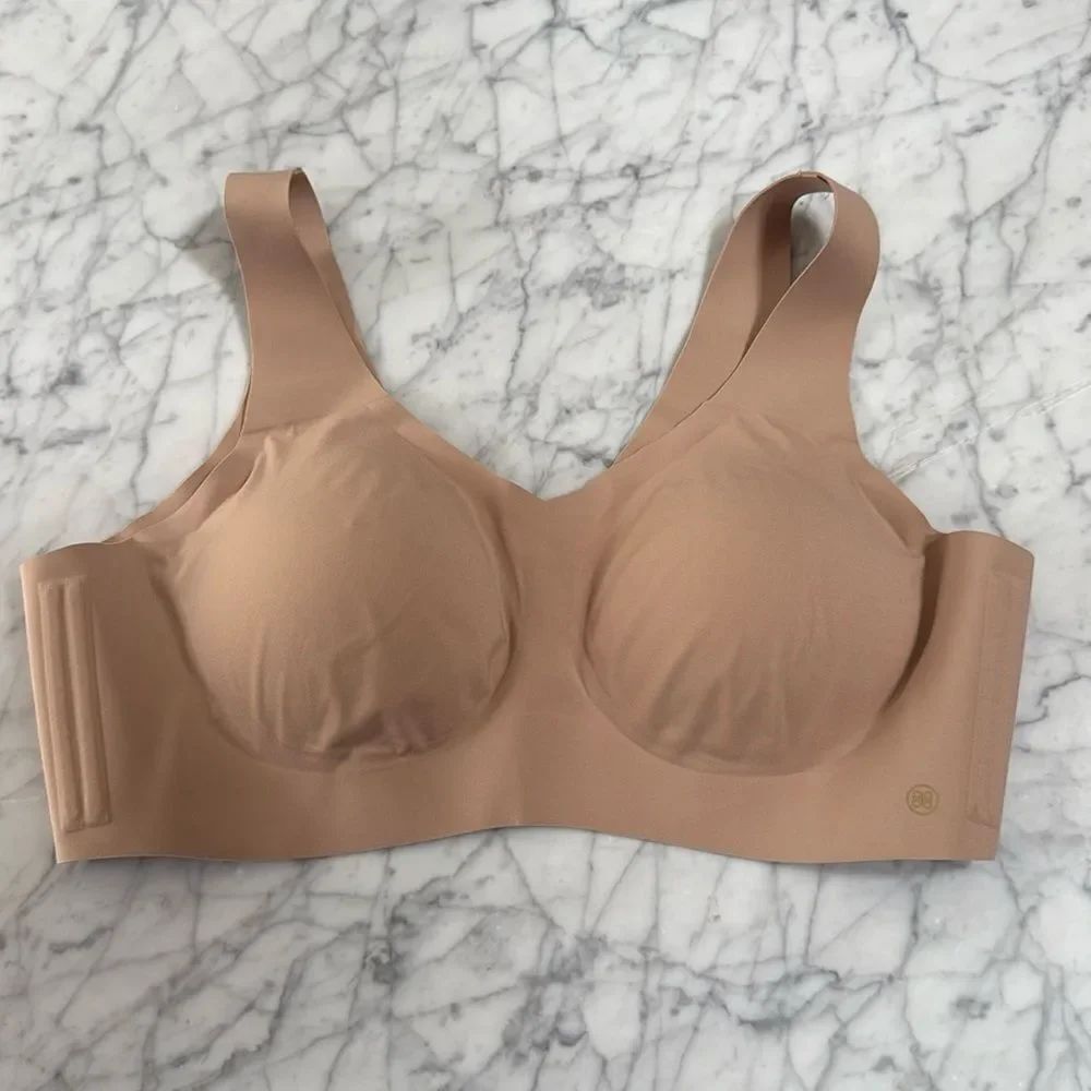 Honeylove V-Neck Pullover Bra Tan 2X